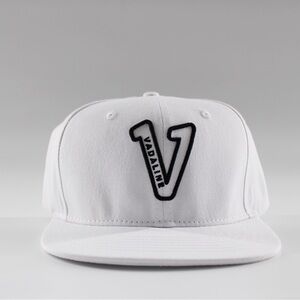 COPY - Vadaline v logo white snapback hat